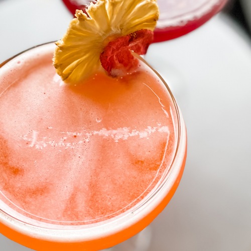 Closeup of a cocktail 